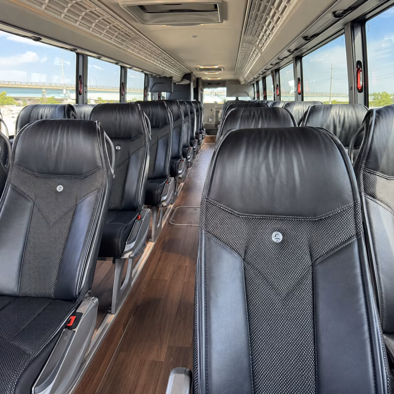 charter buses for midtown and clayton wedding weekends