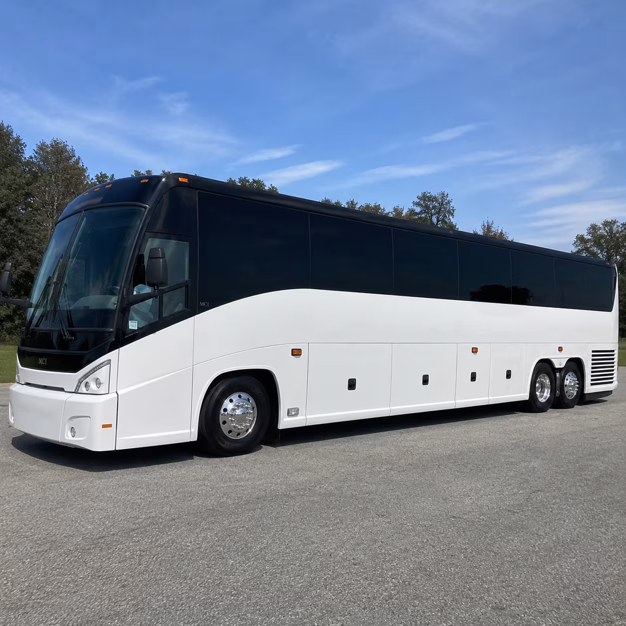 st louis charter bus rental exterior